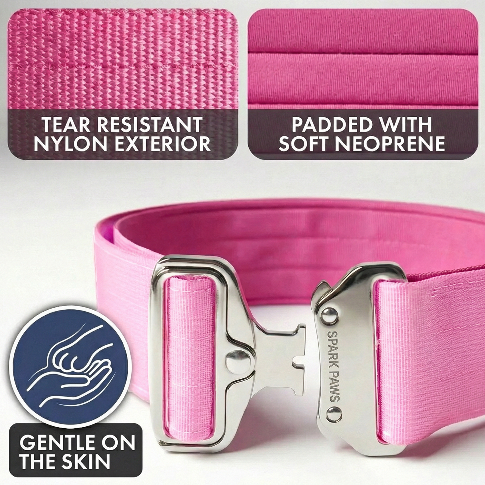 Pink Collar||size:XS,S,M,L