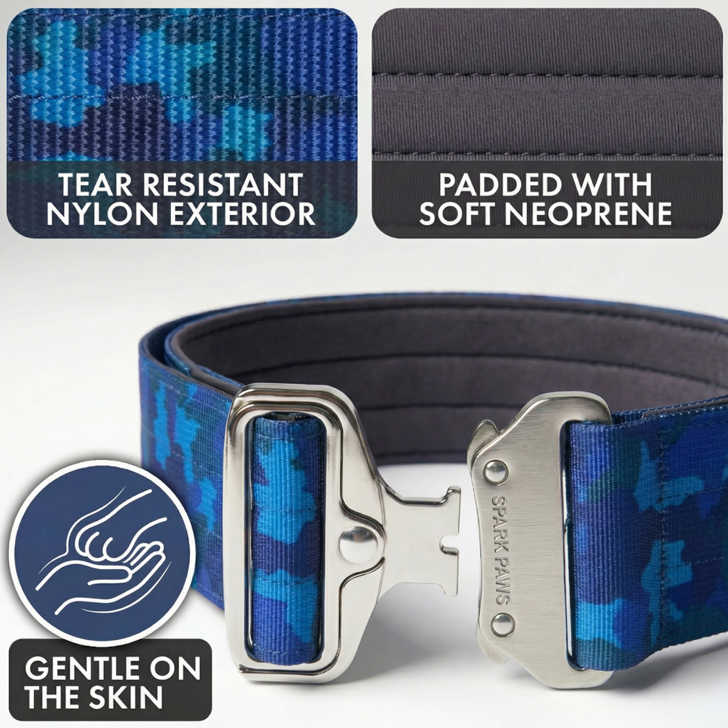 Blue Camo Collar