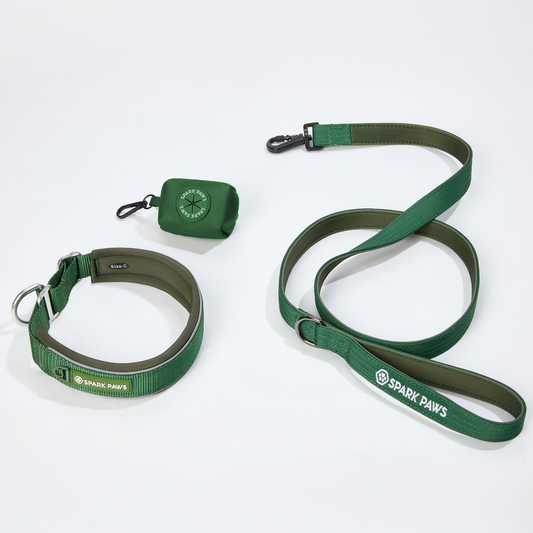 Green Martingale Collar||size:A,B,C,D,E