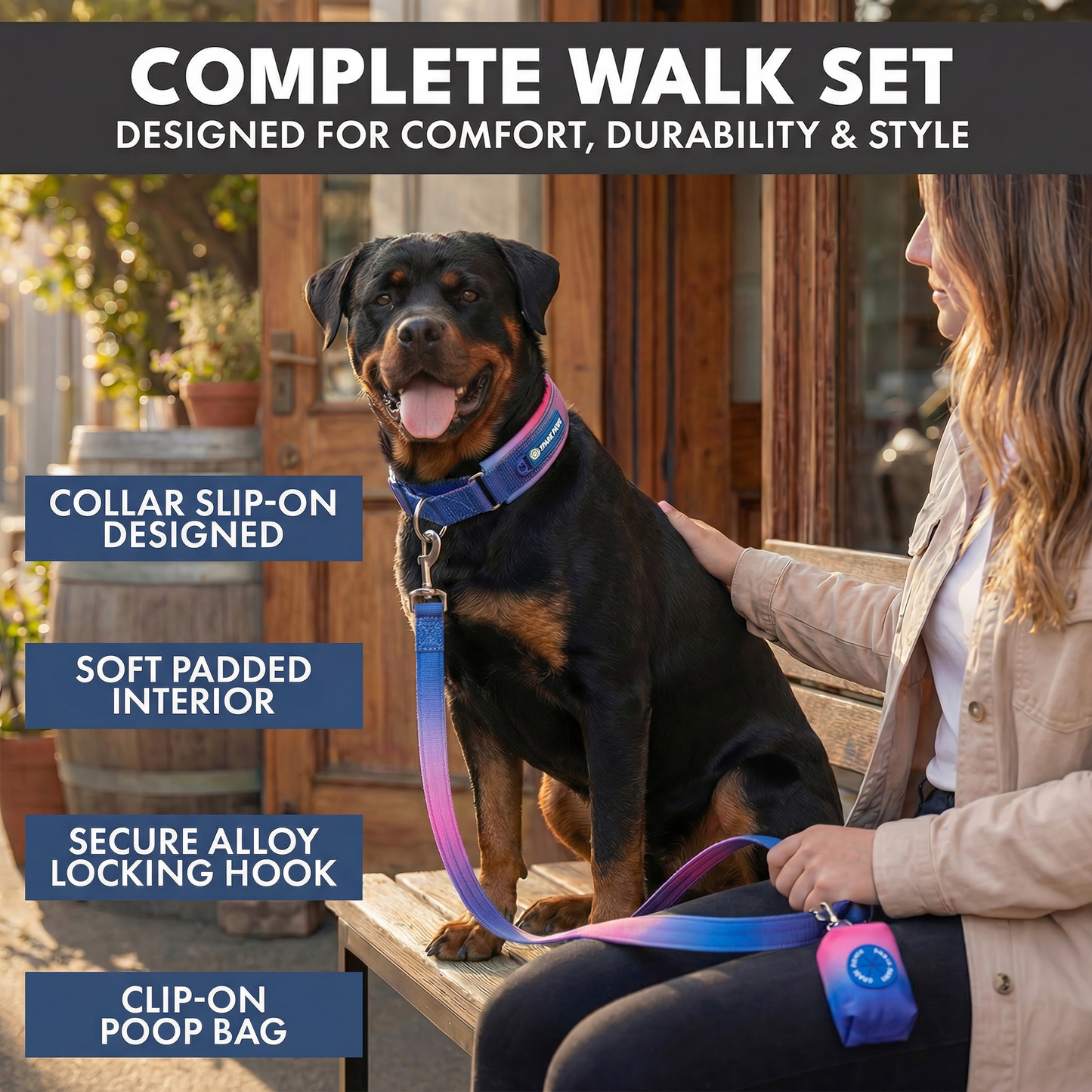Snow Cone Martingale Collar||size:A,B,C,D,E