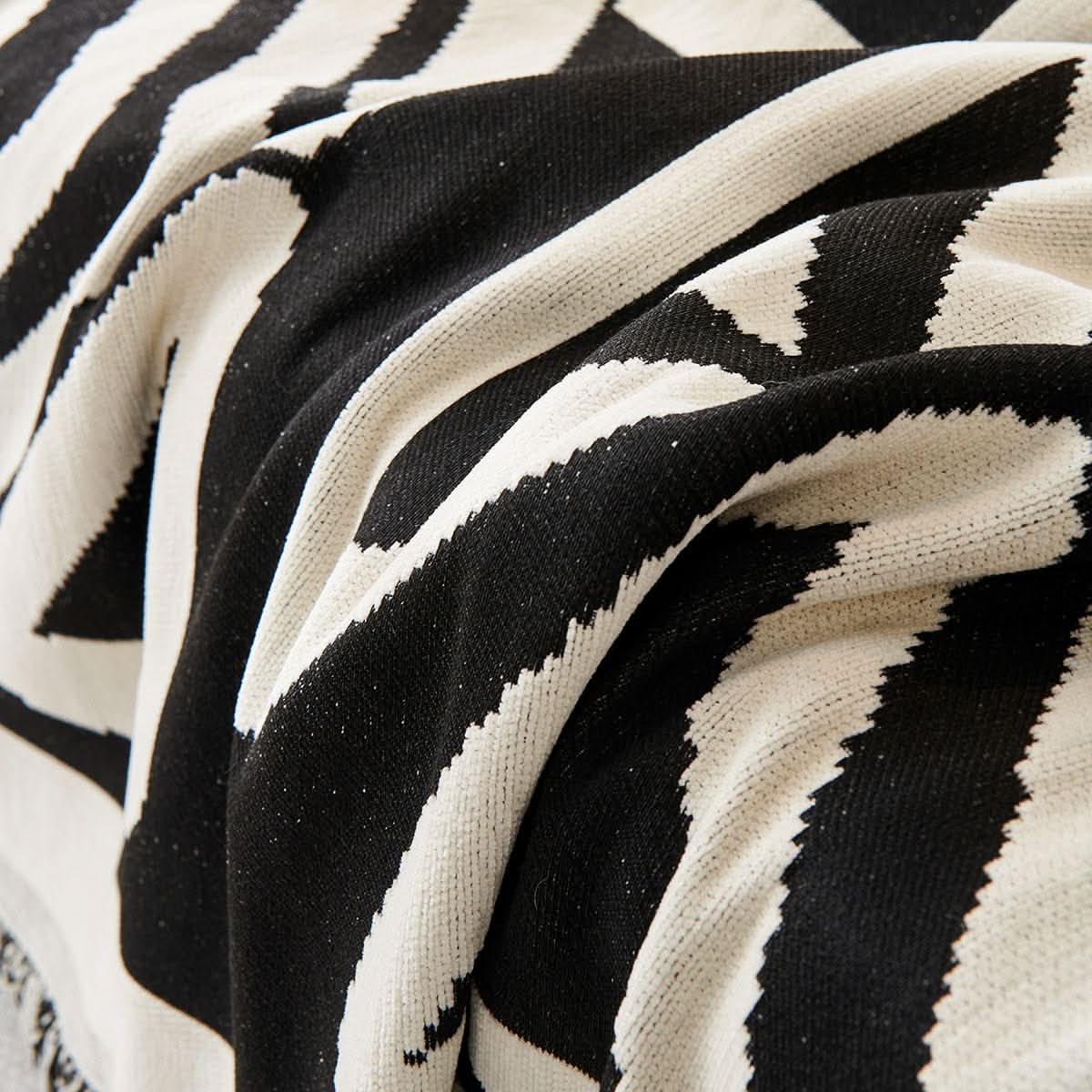 Boho Black Couch Cover