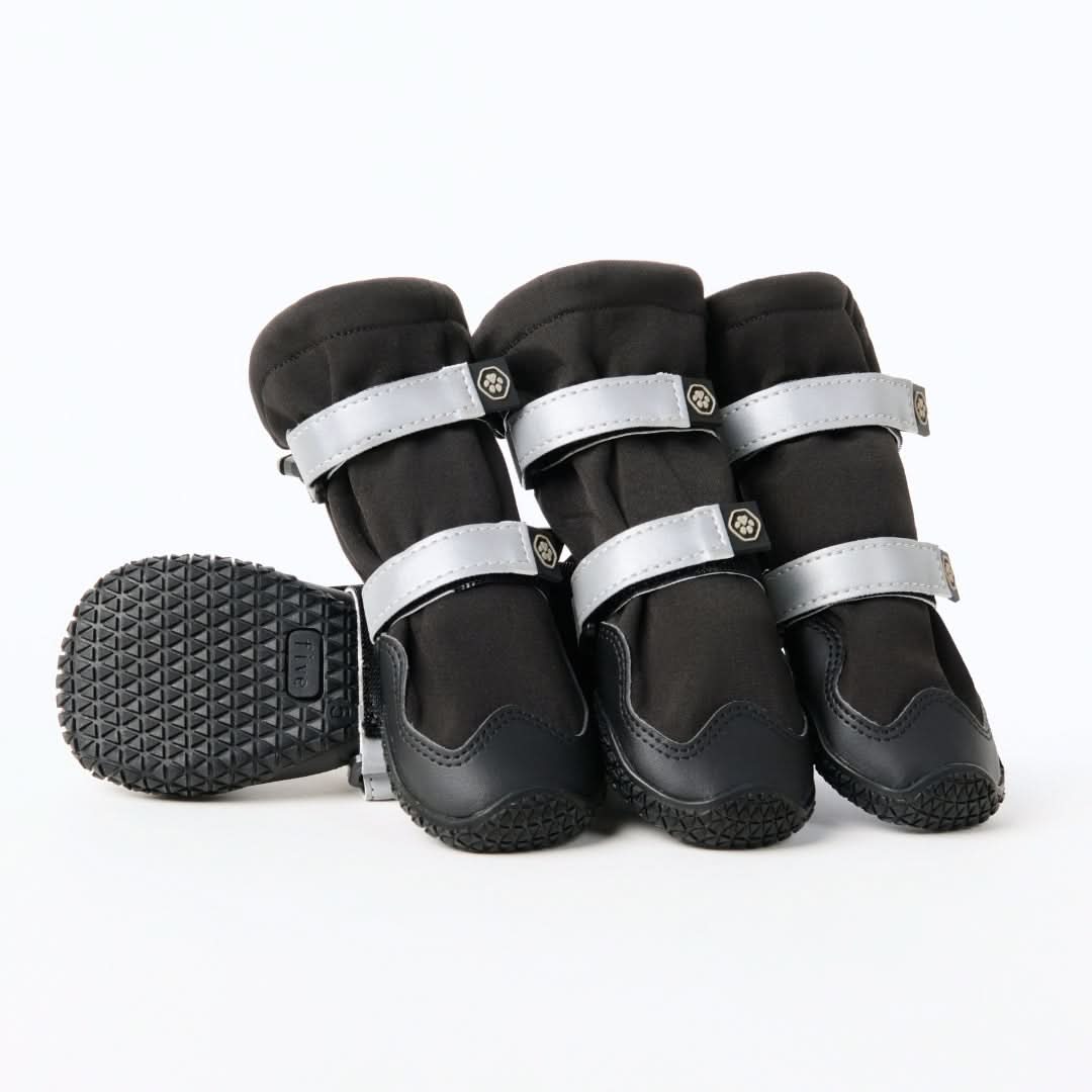 Dog Rainboots, Waterproof Dog Shoes - Black