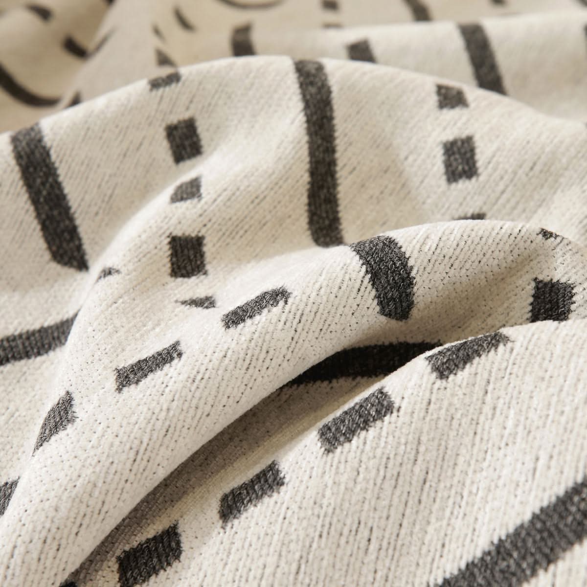 Inca Grey Couch Cover